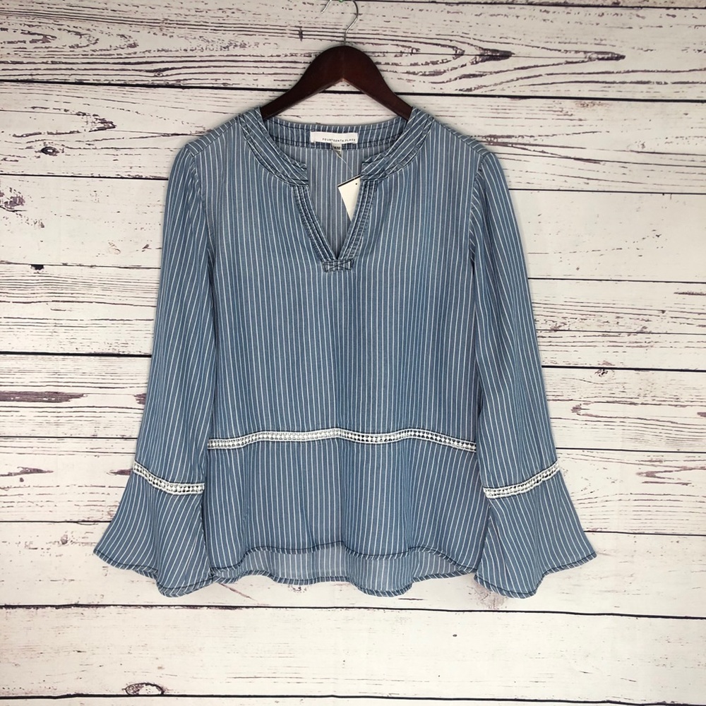 Fourteenth Place striped top